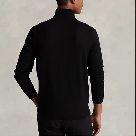 NWOT Polo Ralph Lauren Washable Merino Wool Turtleneck Sweater - Picture 4 of 8
